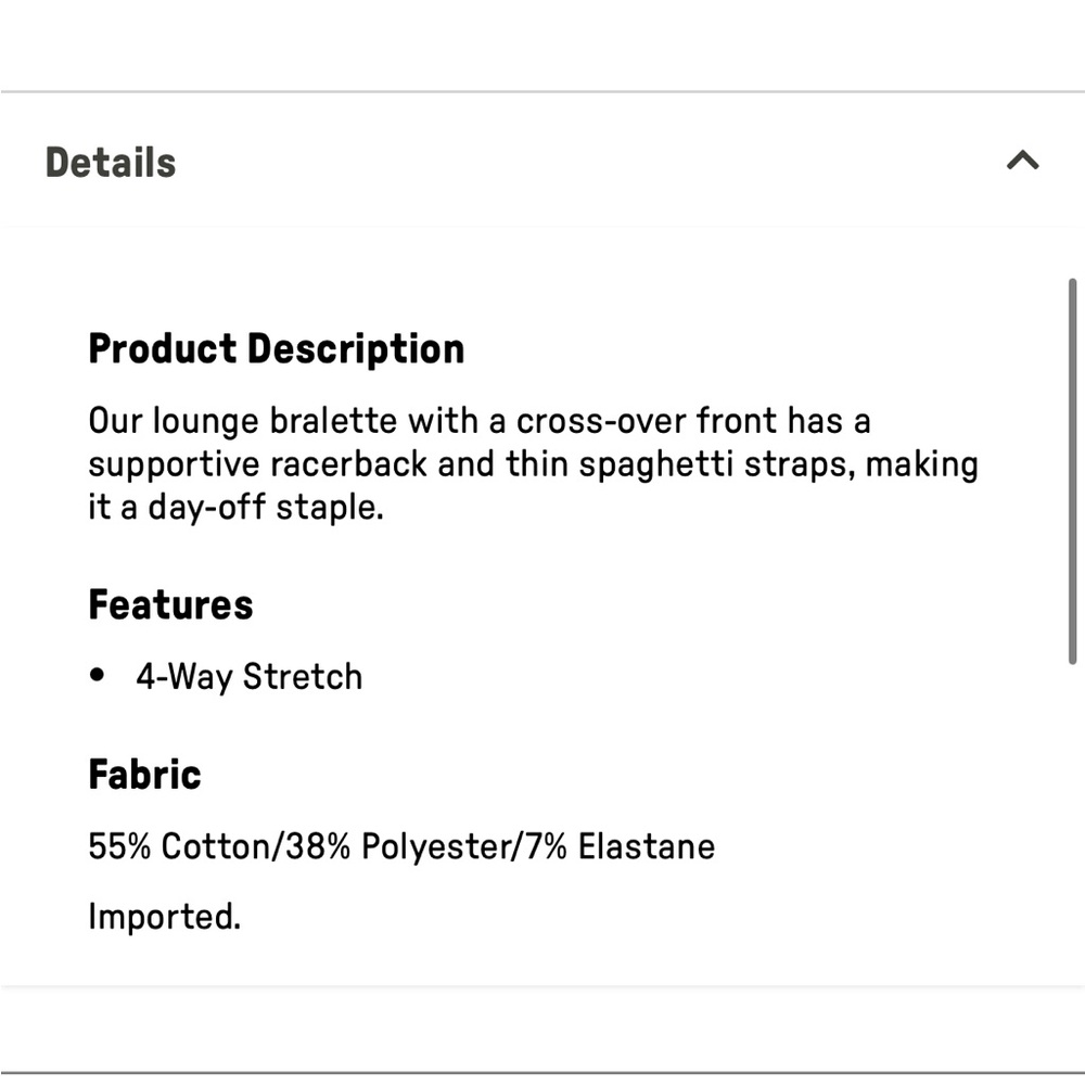 Fabletics- Live-In Racerback Bralette in Deep Blue - Picture 9 of 9